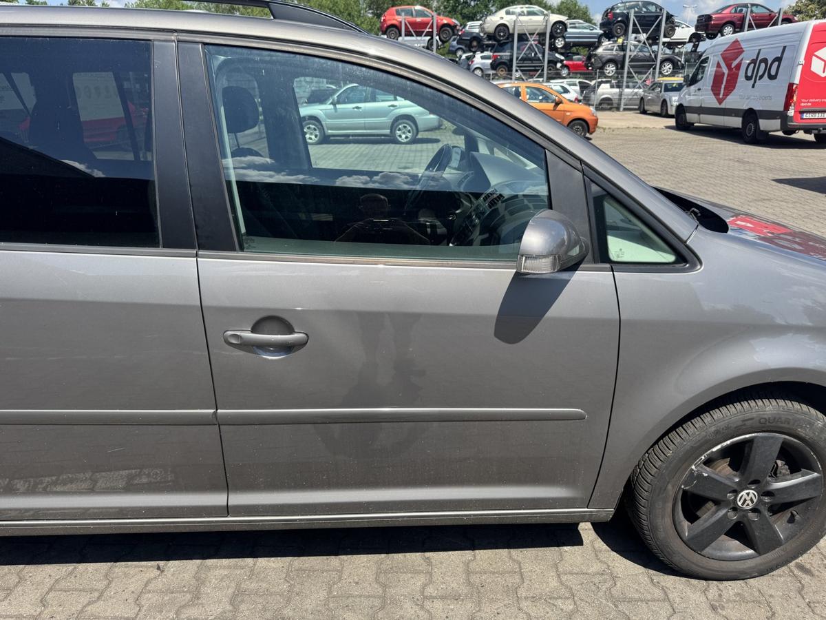 VW Touran 1T original T&uuml;r vorn rechts LD7S Graumetallic Rohbau Bj.2008